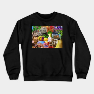 Curious Kittens Crewneck Sweatshirt